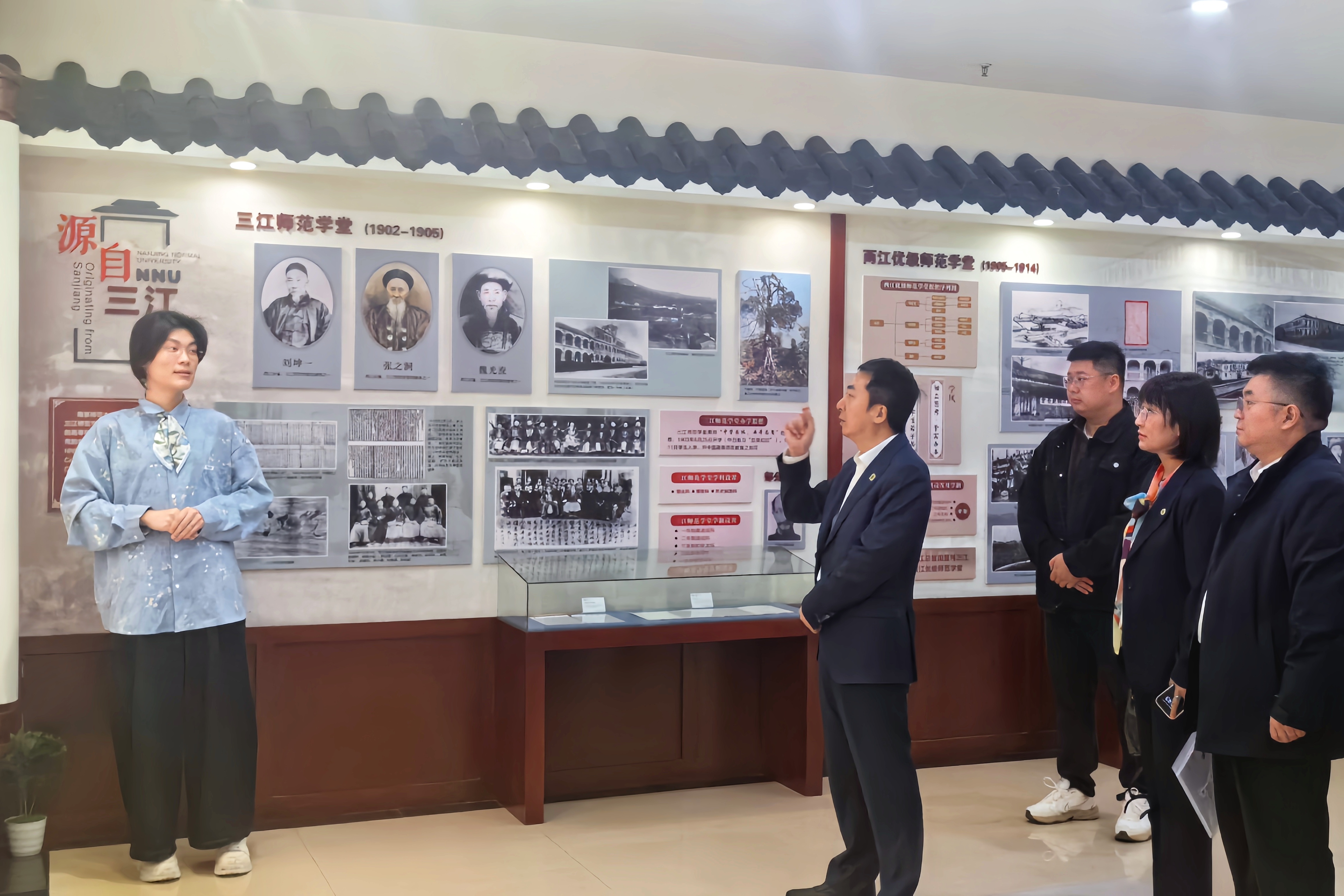 聂清斌率队到南京师范大学学习调研
