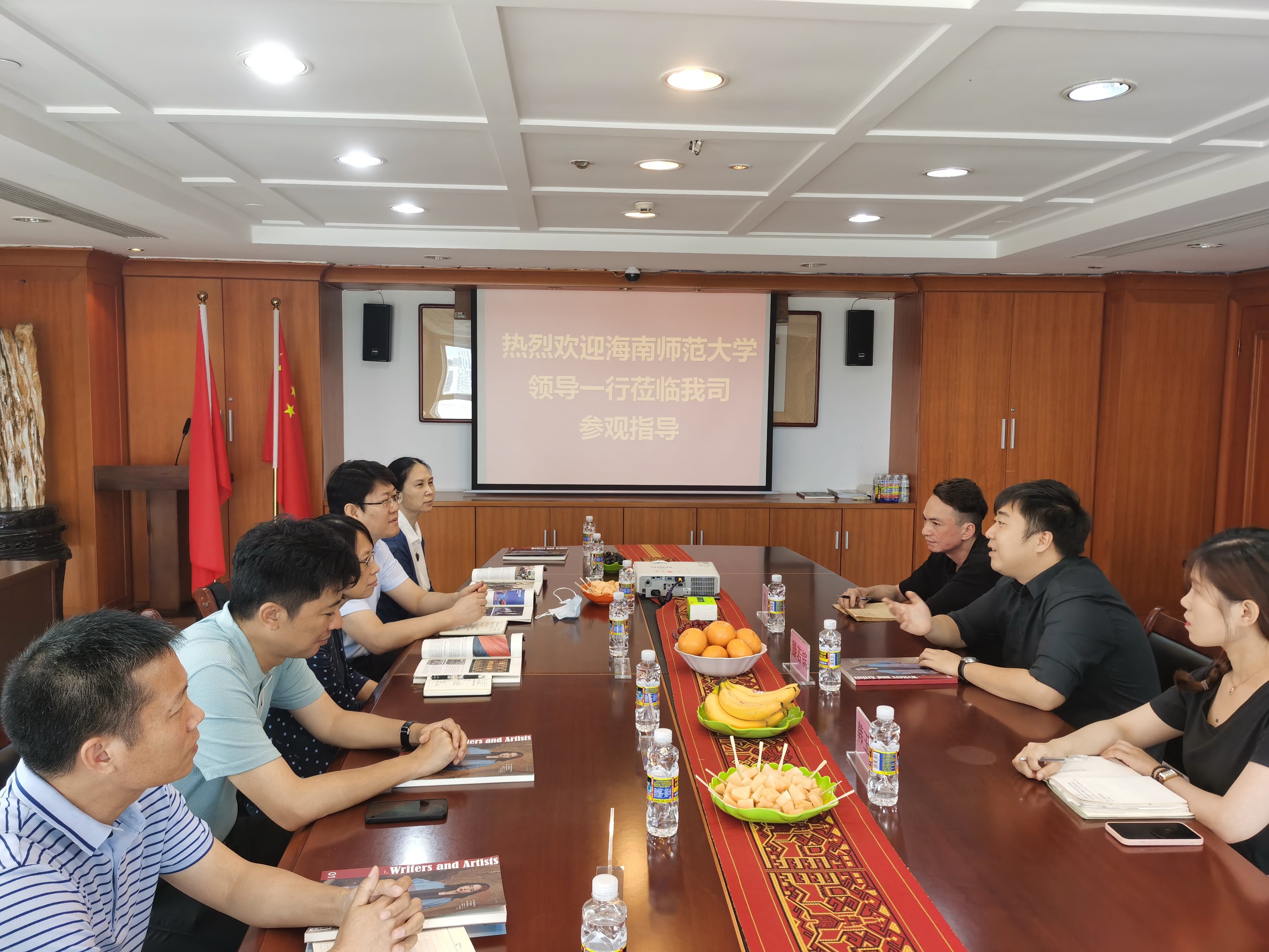 校党委副书记刁晓平一行到海南锦绣织贝实业有限公司等开展访企拓岗促就业专项行动